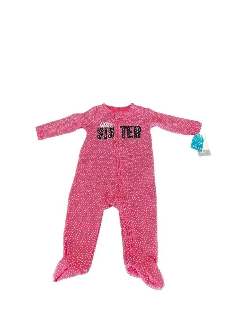 Carter’s Little Sister footed pajamas size 6m